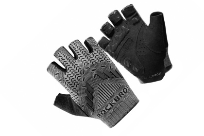 Велоперчатки RockBros Knitted S255, короткий палец / Серые